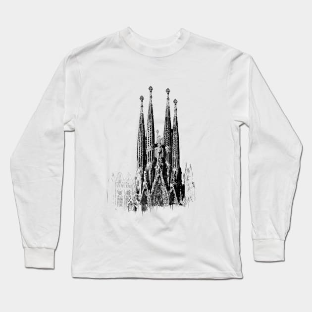 Sagrada Familia Long Sleeve T-Shirt by sibosssr